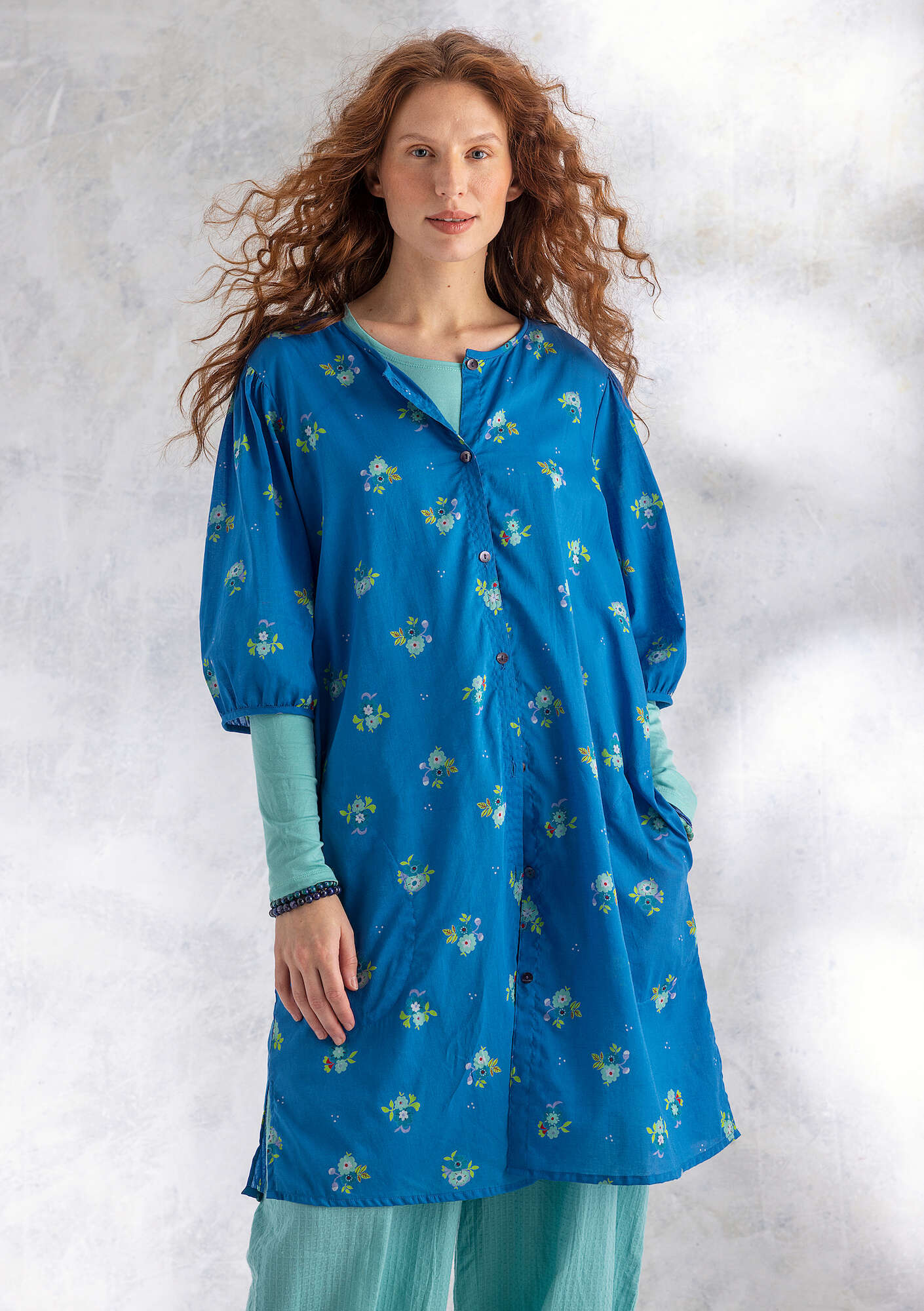 Fleur dress mediterranean blue