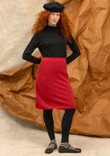 “Ebba” dotted/solid-colour jersey leggings in organic cotton/elastane - black