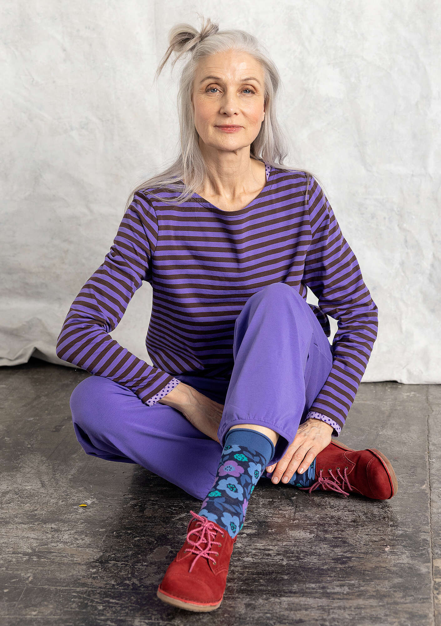 Essential striped top in organic cotton gudrunsjoden.com