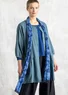“Kelly” organic cotton scarf (sapphire blue One Size)