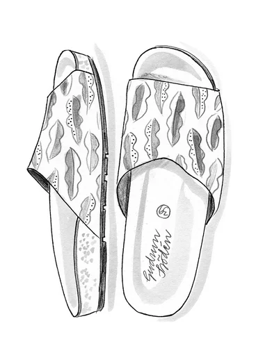 Sandalen "Botswana" met kurken zool - lichtoriëntgroen