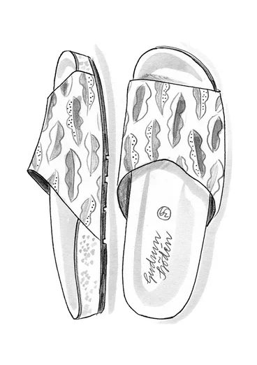 Sandalen "Botswana" met kurken zool - lichtoriëntgroen