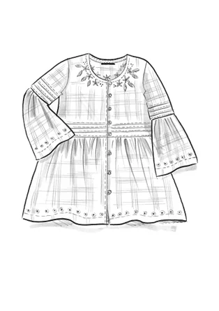 Blouse "Tanne" en coton biologique - blanc cassé