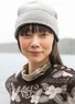 Lue i lammeull / økologisk og resirkulert bomull (grafitt/mørk natur Én størrelse)