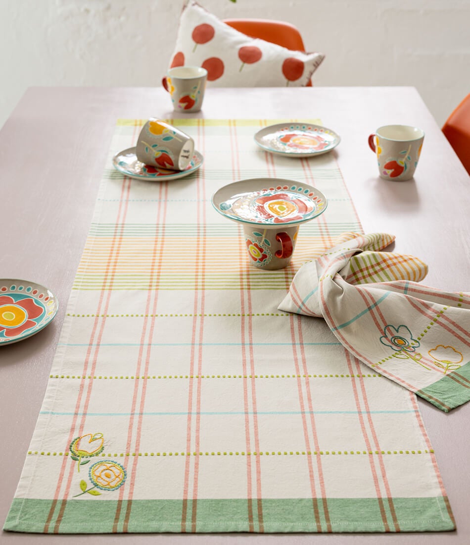  Fields  table runner and tea towel