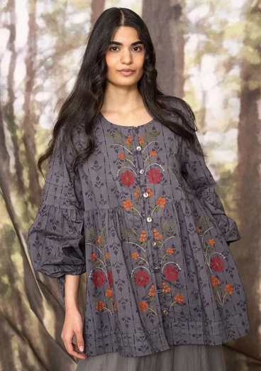 “Hjortron” woven organic cotton tunic -