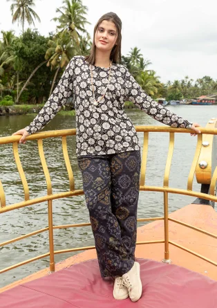 Top "Cress" en lyocell/élasthanne - noir