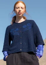 Gilet "Shadow" en laine d'agneau mélangée - bleu nuit