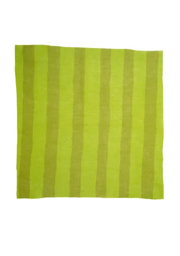 Robe à encolure en V - kiwi/stripe