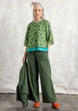 Tricot broek van biologisch katoen - bosgroen