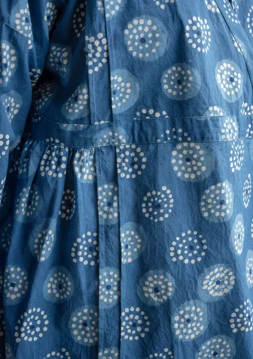 Wickelbluse „Clay“ aus Bio-Baumwolle - indigo