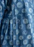 “Clay” wrap blouse in organic cotton (indigo S)