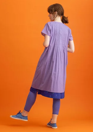Robe en coton biologique tissé - jacinthe