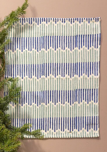 “Taiga” organic cotton placemat - lupin