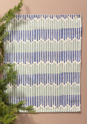 “Taiga” organic cotton placemat - lupin