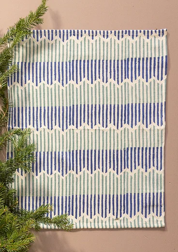 “Taiga” organic cotton placemat - lupin