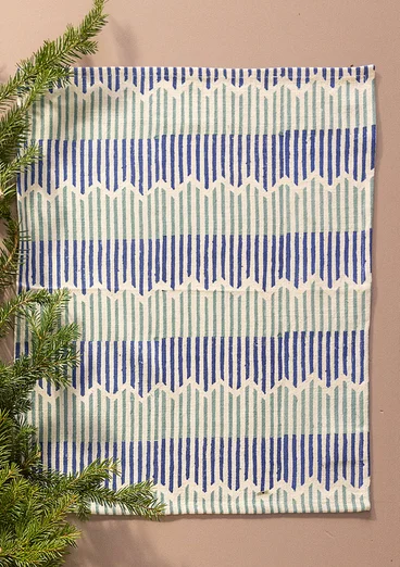 “Taiga” organic cotton placemat - lupin