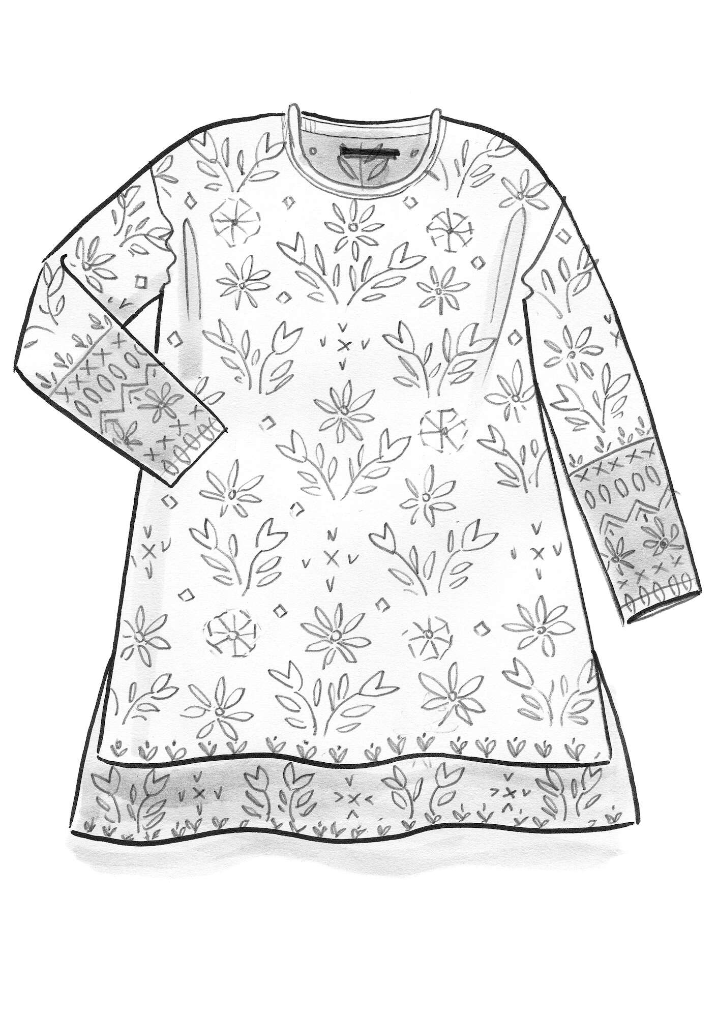  “Salma” organic cotton/linen sweater