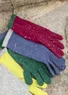 Fingerhandschuhe aus Wolle (indigo Einheitsgröße)
