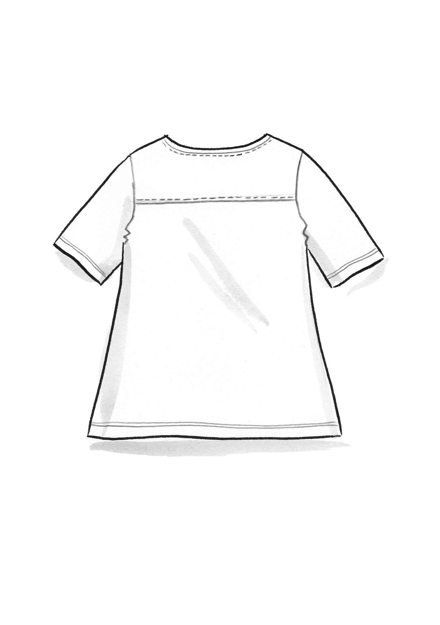 Shirt aus Öko-Baumwolle/Modal türkis