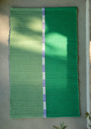 Matto "Meera" ekopuuvillaa - malakiitti