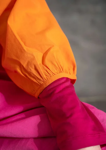 Artist’s blouse in organic cotton/modal - nektar