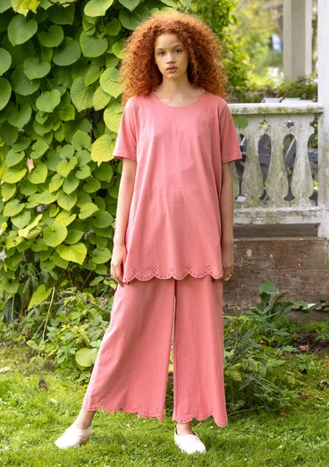 Organic cotton jersey tunic -
