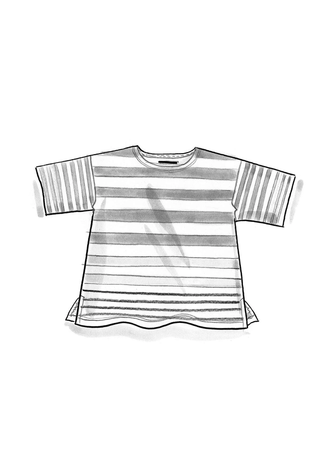 “Kochi” organic cotton/modal top - sea blue