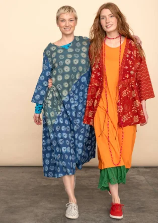 Kleid „Clay“ aus Bio-Baumwollgewebe - indigo
