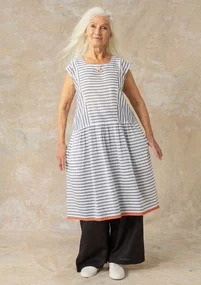 Kleid „Nord“ aus Bio-Baumwollgewebe - halbgebleicht