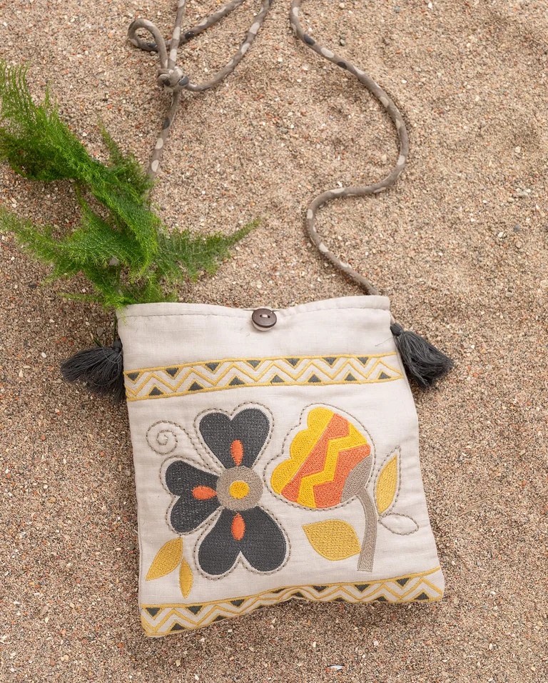 Tasche „Amber“ aus Bio-Baumwolle/Leinen