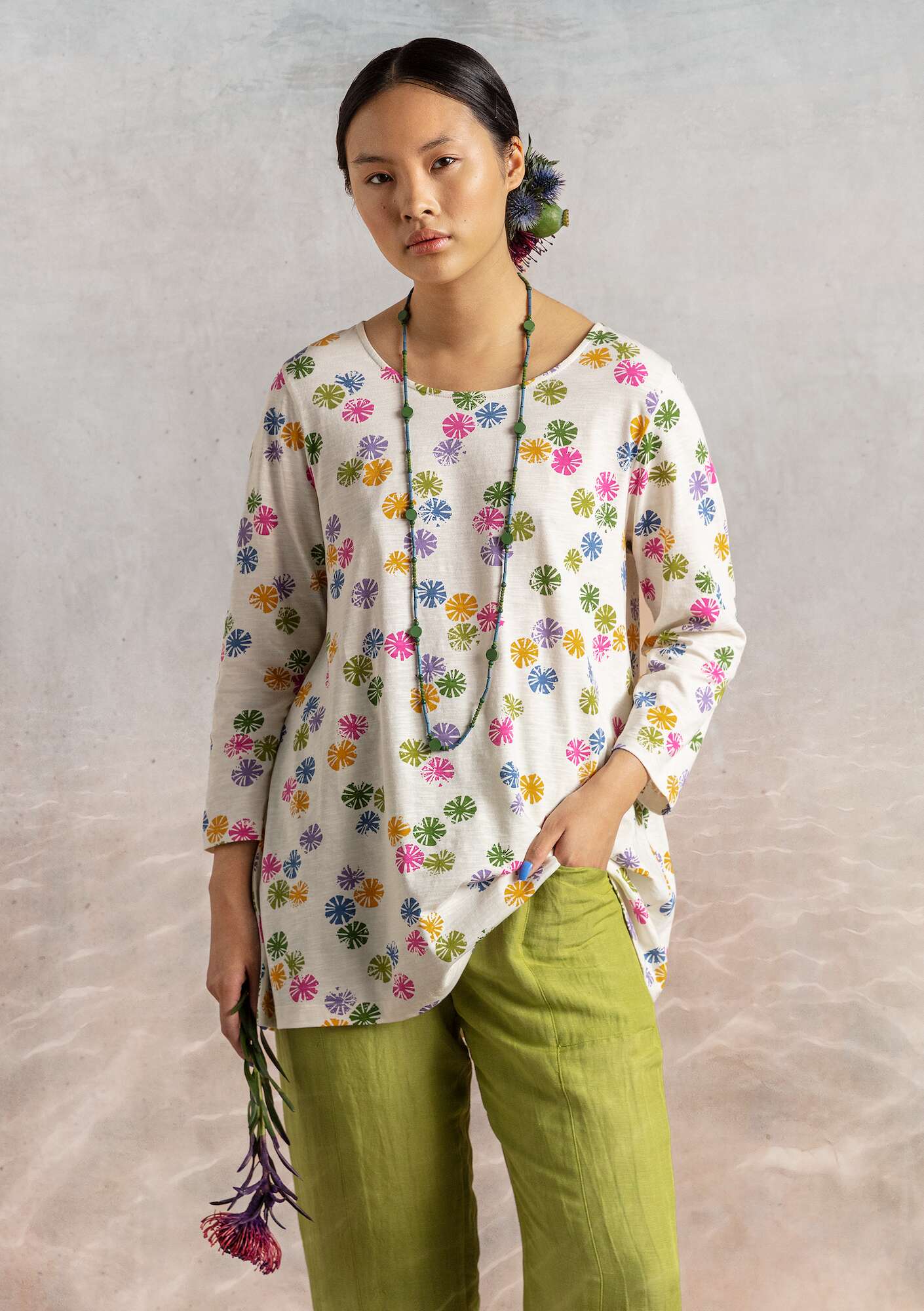 Shirt „Corallo“ aus Öko-Baumwolle ungebleicht thumbnail