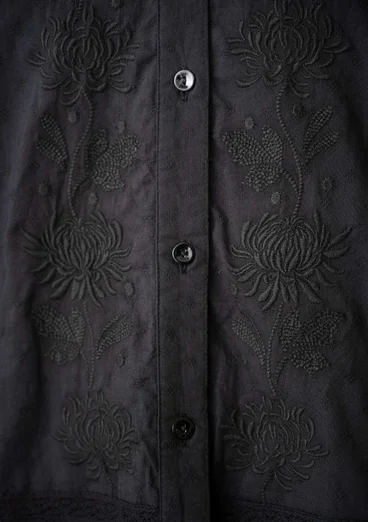 “Haiku” organic cotton tunic - black