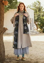 “Flow” organic cotton scarf - black