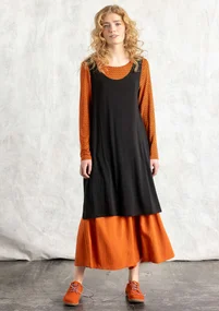 Jersey dress in lyocell/spandex - black