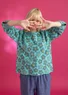 Pullover „Polli“ aus Bio-/Recycling-Baumwolle (aqua L)