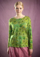 Gemustertes Shirt „Ada“ aus Lyocell/Elasthan - salbei