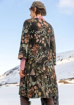 Jerseykjole "Yura" i økologisk lyocell/elastan - sort