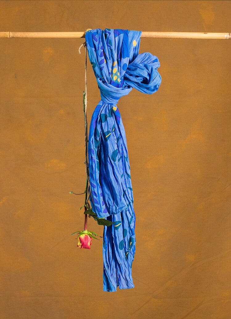 Schal „Petronella  aus Öko-Baumwolle