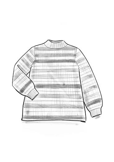 Pull "Nebula" en coton biologique/recyclé - nymphéa clair