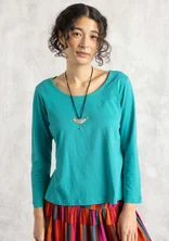 Jerseyshirt aus Bio-Baumwolle - orientgrün