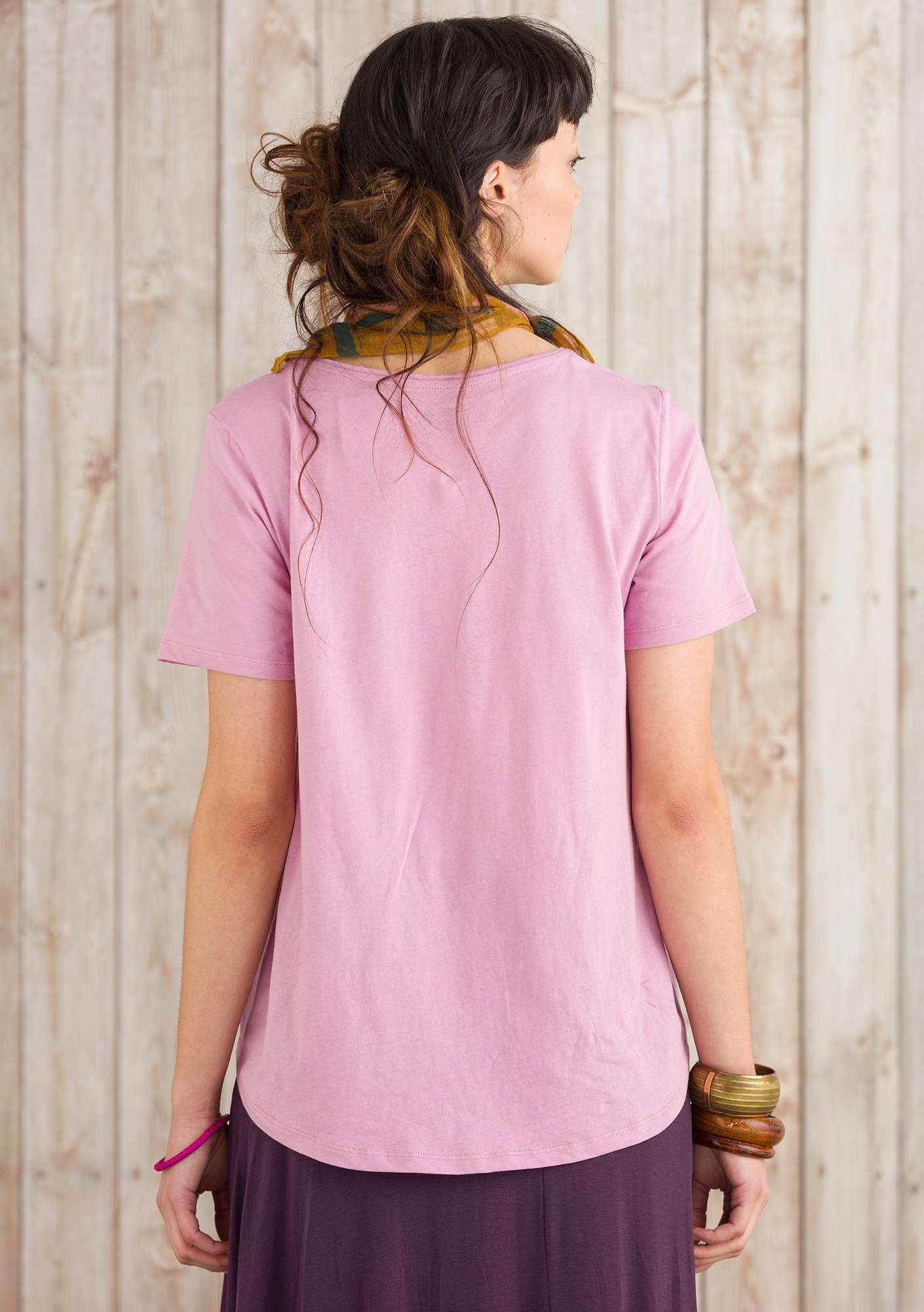 “Vanja” organic cotton top pink lupin