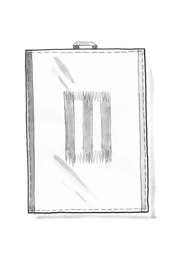 “Ira” organic cotton tea towel - sea blue