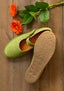 Nubuck schoenen  Earth  met riempje asperge thumbnail