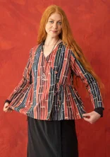 “Himalaya” blouse in organic cotton - opalgrn