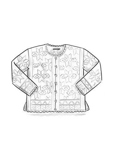 “Nova” lambswool cardigan - black