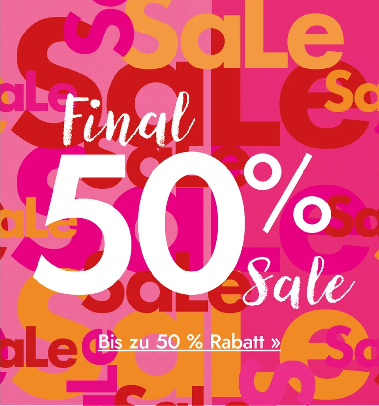 A graphic collage with a pink background and the word “Sale” in various sizes and colours.