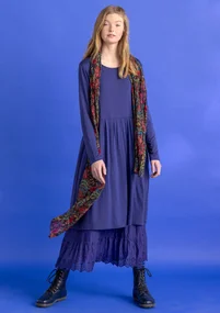“Helga” jersey dress in lyocell/spandex - violet