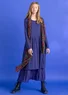 “Helga” jersey dress in lyocell/spandex (violet S)