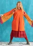 Kleid „Web“ aus Öko-Baumwolle  (chili S)
